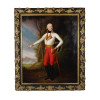 ANTIQUE OIL PAINTING PORTRAIT OF STANDING OFFICER PIC-0