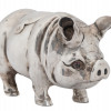 RUSSIAN 84 SILVER PIG FIGURAL SPICE CONTAINER PIC-0