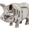 RUSSIAN 84 SILVER PIG FIGURAL SPICE CONTAINER PIC-1