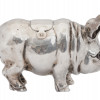 RUSSIAN 84 SILVER PIG FIGURAL SPICE CONTAINER PIC-4
