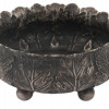 RUSSIAN 84 SILVER HAND CHISELED OAK LEAF BOWL PIC-0