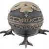 RUSSIAN 84 SILVER IMPERIAL STYLE EASTER EGG CASE PIC-1