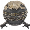 RUSSIAN 84 SILVER IMPERIAL STYLE EASTER EGG CASE PIC-3