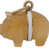 RUSSIAN GOLD AND HARD ENAMEL PENDANT OF A PIG PIC-4