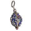 RUSSIAN 88 SILVER AND ENAMEL EASTER EGG PENDANT PIC-3