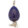 LARGE RUSSIAN GILDED EAGLE PORCELAIN EASTER EGG PIC-1