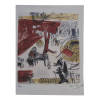 RUSSIAN FRENCH COLOR LITHOGRAPH BY  MARC CHAGALL PIC-0