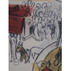 RUSSIAN FRENCH COLOR LITHOGRAPH BY  MARC CHAGALL PIC-2