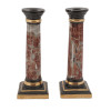 ITALIAN PORCELAIN CANDLESTICKS, THE HALDON GROUP PIC-0