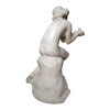 ANTIQUE AFFORTUNATO GORY CARVED MARBLE SCULPTURE PIC-2