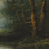 FOREST LANDSCAPE OIL PAINTING BY ROBERT WALLINGER PIC-2