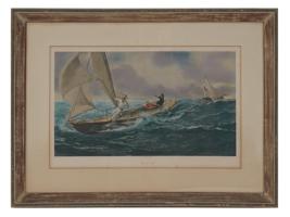 BRITISH SEASCAPE ENGRAVING BY CHARLES NAPIER HEMY