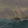 BRITISH SEASCAPE ENGRAVING BY CHARLES NAPIER HEMY PIC-3