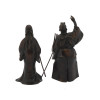 PAIR OF JAPANESE TAKASAGO BRONZE JO UBA FIGURES PIC-4