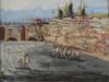 JERUSALEM LANDSCAPE PAINTING SIGNED MORRIS KATZ PIC-1