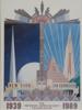 1989 ART DECO POSTER NY WORLD'S FAIR BY STEPHAN PIC-1