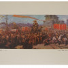 CHINESE ART PRINT MAO ZEDONG LIBERATING BEIJING PIC-0