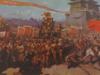 CHINESE ART PRINT MAO ZEDONG LIBERATING BEIJING PIC-1