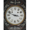 19TH CEN FRENCH MOTHER OF PEARL WOOD WALL CLOCK PIC-4