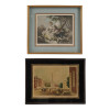 PAIR OF HAND COLORED LITHOGRAPHS AFTER ARTISTS PIC-0