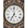 19TH CEN FRENCH MOTHER OF PEARL WOOD WALL CLOCK PIC-4