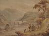 19TH CEN ENGLISH WATERCOLOR PAINTING BY DAVID COX PIC-1