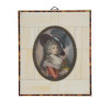 OVAL MINIATURE PAINTING AFTER THOMAS GAINSBOROUGH PIC-0