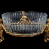 BACCARAT GILT BRONZE AND CRYSTAL CENTERPIECE BOWL PIC-0