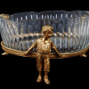 BACCARAT GILT BRONZE AND CRYSTAL CENTERPIECE BOWL PIC-1