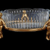 BACCARAT GILT BRONZE AND CRYSTAL CENTERPIECE BOWL PIC-2