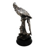 ANTIQUE SILVER PLATED CABINET FIGURE OF PARROT PIC-0