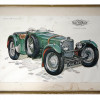 FRAMED WALL PRINTS OF ANTIQUE CARS BY TOBY NIPPEL PIC-1