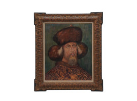 OIL PAINTING OF PORTRAIT AFTER ANTONIO PISANELLO