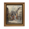 ATTRIBUTED TO LUKE MARTINEAU PARIS OIL PAINTING PIC-0