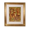 GRACES FEMALE NUDES PAINTING BY CHARLES BURDICK PIC-0