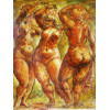 GRACES FEMALE NUDES PAINTING BY CHARLES BURDICK PIC-1