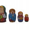 WOODEN BOXES, MATRYOSHKA DOLL AND DECOR, 17 PCS PIC-1