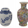 COLLECTION OF CHINESE PORCELAIN VASES BOWLS JAR PIC-2