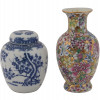 COLLECTION OF CHINESE PORCELAIN VASES BOWLS JAR PIC-1