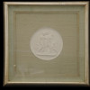 ANTIQUE NEOCLASSICAL MINIATURE PLASTER MEDALLION PIC-0