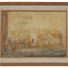 WATERCOLOR PAINTING OF ORCHESTRA SIGNED KOSSONOGI PIC-0