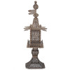 RUSSIAN JUDAICA FILIGREE SILVER SPICE TOWER PIC-4