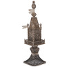 RUSSIAN JUDAICA FILIGREE SILVER SPICE TOWER PIC-0