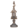 RUSSIAN JUDAICA FILIGREE SILVER SPICE TOWER PIC-1