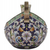 LARGE RUSSIAN SILVER CLOISONNE ENAMEL KOVSH LADLE PIC-4