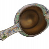 LARGE RUSSIAN SILVER CLOISONNE ENAMEL KOVSH LADLE PIC-6