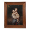 ANTIQUE 19TH C PAINTING AFTER WILLIAM BOUGUEREAU PIC-0