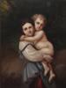 ANTIQUE 19TH C PAINTING AFTER WILLIAM BOUGUEREAU PIC-1