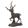 BRONZE FIGURE GREATER KUDU BY THE FRANKLIN MINT PIC-0