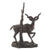 BRONZE FIGURE GREATER KUDU BY THE FRANKLIN MINT PIC-3